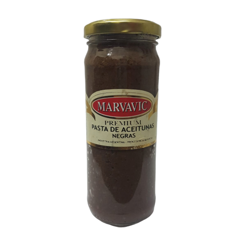 PASTA DE ACEITUNA  NEGRA MARVAVIC 6X330 cc   