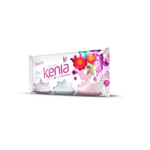 [1119] JABON DE TOCADOR KENIA COLOR MIX 32X3X80GS